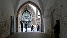 Blick durch einen Seitengang zur St.-Nikolai-Kirche