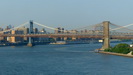 HUBSCHRAUBERRUNDFLUG - ein letzter Blick aus dem Helikopter auf die Brooklyn Bridge 