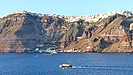Abfahrt aus Santorin, ein wunderschöner Tag geht zu Ende