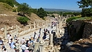 die Anzahl der Touristen in Ephesos hält sich noch in Grenzen