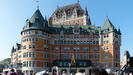 QUEBEC -  mit der Standseilbahn landen wir direkt vor dem Hotel Fairmont Le Château Frontenac von 1893<br />
erbaut von der Eisenbahngesellschaft Canadian Pacific Railway