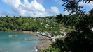 ST.LUCIA - wunderschöner Blick auf die Bucht "L'Anse la Raye" mit dem gleichnamigen Ort 