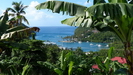 ST.LUCIA - auf dem Rückweg halten wir noch an einem schönen Aussichtspunkt auf die Marigot Bay
