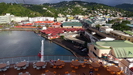ST.LUCIA - vom Schiff aus können wir noch einige Fotos von Castries schießen