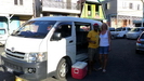 DOMINICA - Petra und Sheppee und unser Tourbus