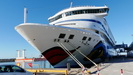 VISBY -  wir erreichen wieder die Aidavita im Hafen von Visby