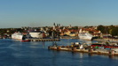 VISBY -  bei wunderschönem Licht verlassen wir den Hafen von Visby
