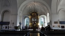 STOCKHOLM - der Innenraum der Kirche mit dem Altar