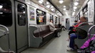 ST.PETERSBURG - die Wagen der Metro erscheinen uns breiter und länger als die der U-Bahn in Berlin
