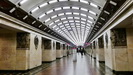 ST.PETERSBURG -  die Station wurde im neoklassizistischen Stil erbaut und ist mit vielen Bronzeeinsätzen versehen