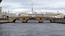 ST. PETERSBURG - Blick zurück auf die Wäscherei-Brücke (Pesulasilta), dahinter fließt die Newa