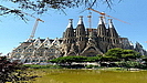 die Kirche "Sagrada Familia" , Baubeginn 1882, wird vorraussichtlich 2026 fertiggestellt