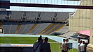 bei der Fahrt auf den Hügel Montjuïc können wir einen kurzen Blick in das Olympiastadion von 1992 werfen 
