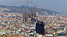 die Kirche Sagrada Familia ist auch von hier oben nicht zu übersehen