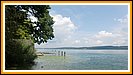 ein erster Blick auf den Starnberger See, den fnftgrten See Deutschlands