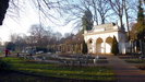 15.02. - kurzer Spaziergang durch den Bürgerpark in Pankow - der Rosengarten wurde 1990 angelegt