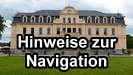 Hinweise zur Navigation