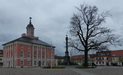 der Markt von Templin mit dem ehemaligen Rathaus (von 1748) mitten auf dem Marktplatz