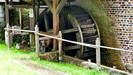 das Mühlrad der Schwerzkoer Mühle, eine ehemalige Wassermühle (Getreide), sie wurde bereits 1412 urkundlich erwähnt wurde
