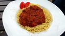 PENSION FLEDERMAUS - u.a. haben wir in der Pension Fledermaus folgende Speisen probiert, alles wird frisch zubereitet: Spaghetti Bolognese