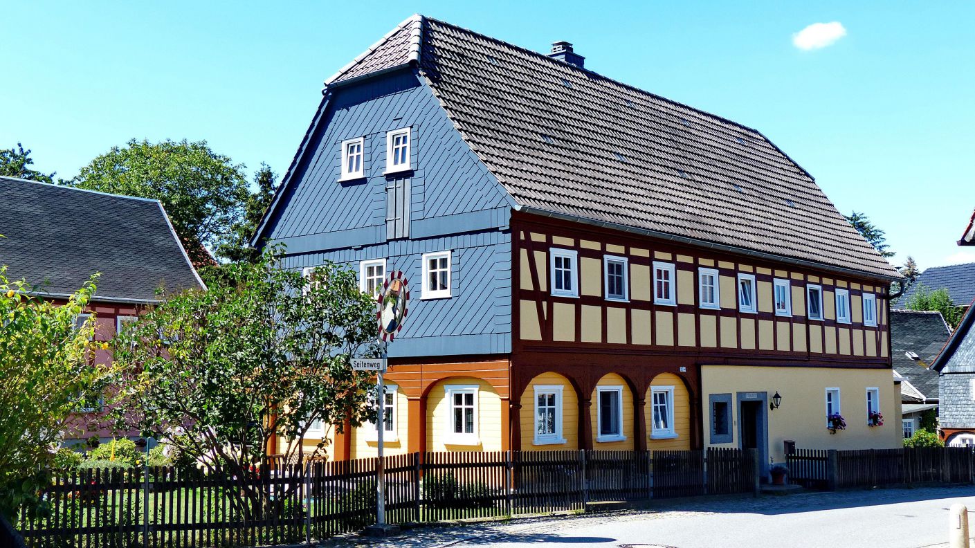 OBERCUNNERSDORF - über 250 sehr schöne Umgebindehäuser stehen in diesem Ort OBERCUNNERSDORF - über 250 sehr schöne Umgebindehäuser stehen in diesem Ort