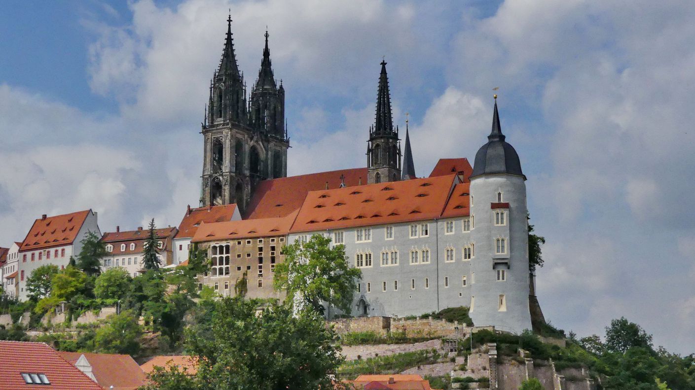 die Albrechtsburg und der Dom in Meißen