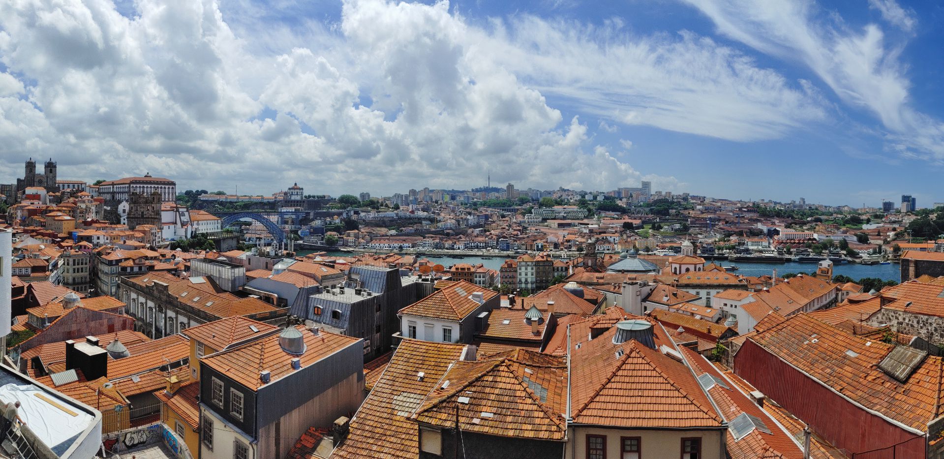 PORTO -  von hier aus hat man tolle Ausblicke auf Porto, den Douro und die Nachbarstadt Vila Nova de Gaia