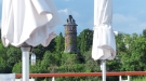A-ROSA BRAVA - der Mäuseturm von 1908 bei Monhein, Rest eines großzügigen Direktoren- und Gästehauses