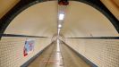 ANTWERPEN - der 570 m lange Tunnel führt hinüber auf die andere Seite der Schelde