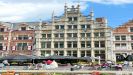 GENT - das Zunfthaus "Den Enghel& ist ein mehrstöckiger mittelalterlicher Bau aus dem 13. Jhdt.