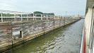  PANORAMAFAHRT - als wir morgens aufwachen sind wir gerade in einer Schleuse, in 38 Std. fahren wir Non-Stopp nach Düsseldorf