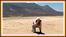Elke schießt ein Foto nach dem anderen, für uns die schönste Küste auf Fuerteventura
