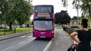 OXFORD - mit einem Bus der Linie 5 der Oxford Bus Gesellschaft fahren wir in ca. 20 Min zur Magdalenen Bridge