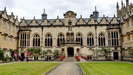 OXFORD - der Eingang zur groen Halle des Oriel College