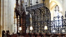 OXFORD - OXFORD - das Chorgest�hl in der Christ Church Cathedral mit besonders sch�ner, schmiedeeisernen Dekoration