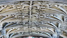 OXFORD - die kunstvoll gestaltete Gewlbedecke der Christ Church Cathedral ist das Glanzstck der Kathedrale