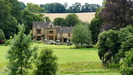 UPPER SLAUGHTER - schon von weitem sehen wir das sptmittelalterliche Herrenhaus Lower Manor