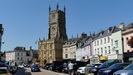 CIRENCESTER - die Pfarrkirche St. John Baptist, auch "The Cathedral of the Cotswolds" genannt, 
							wurde ursprnglich im 12.Jhdt. erbaut, <br />aber in groen Teilen um 1520 neu erbaut