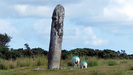 BODMIN MOOR - der 2,6 m hohe Longstone / Long Tom ist eines der besterhaltenen Beispiele f�r ein Wegkreuz