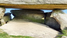 BODMIN MOOR - auf dem Portalgrab liegt eine 3,7 m lange und 10,5 Tonnen schwere Deckplatte