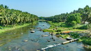 wir überqueren den Fluss Bharathapuzha