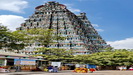 der Nordturm des großen Sri-Minakshi-Sundareshwara-Tempel, die Türme sind bis zu 62 m hoch