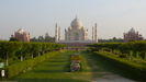 zum Abschluß des Tages besuchen wir den Garten Mehtab Bagh mit tollem Blick auf das Taj Mahal 