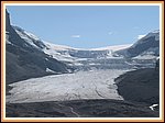 Der Athabasca Gletscher, Teil des Columbia Icefield