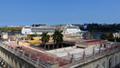 HAVANNA -  von der Terrasse aus können wir ein einfahrendes Kreuzfahrtschiff beobachten