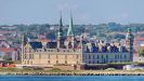 AUF DEM WEG NACH KOPENHAGEN - vormittags passieren wir Schloss Kronborg, eine Festung in Helsingør auf der Insel Seeland