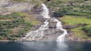 GEIRANGERFJORD - der gegenüberliegende Wasserfall "Freier"