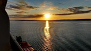KIRKWALL - eine tolle Kreuzfahrt geht mit einem schönen Sonnenuntergang langsam zu Ende