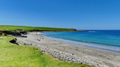 KIRKWALL - die Ausgrabungsstätte Skara Brae liegt heute direkt am Meer, sie wird auf die Zeit zwischen 3100-2500 v.Chr. datiert