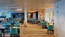 DECK 4 - weiter vorne befindet sich das Atlantik Mediterran (Frühstück á la carte u. Abendessen Menü)